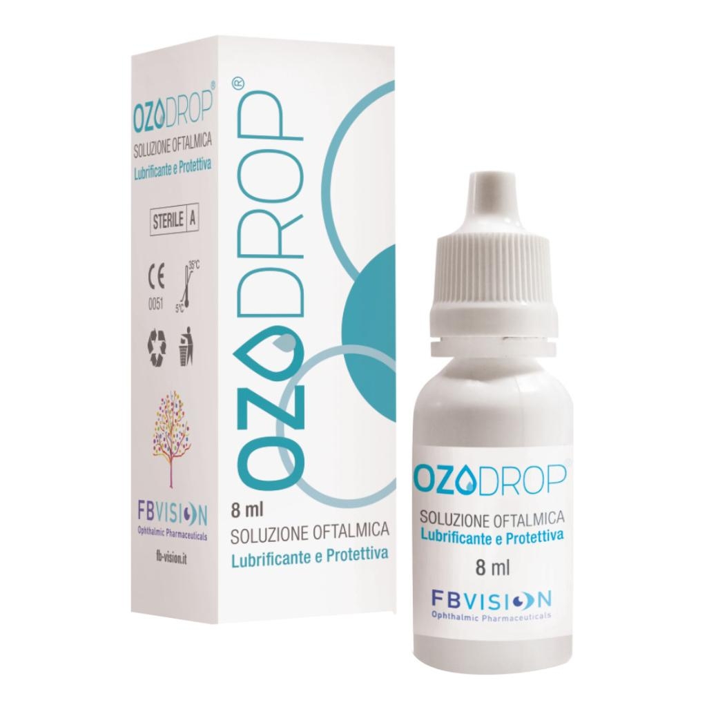 OZODROP LIPOZONEYE SOLUZIONE OFTALMICA BASE DI OLIO OZONIZZATO IN FOSFOLIPIDI 8 ML