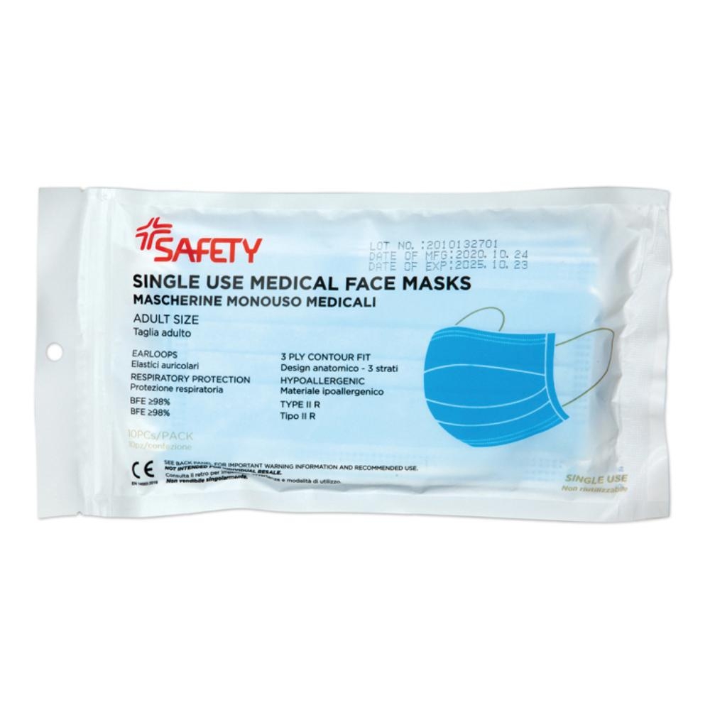 MASCHERINA CHIRURGICA 10 PEZZI