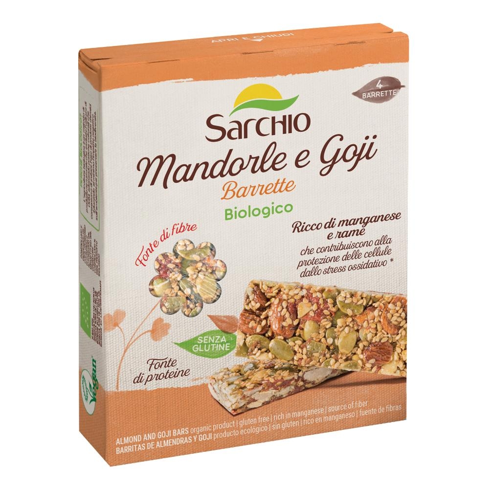 BARRETTE MANDORLE E GOJI 4X20 G