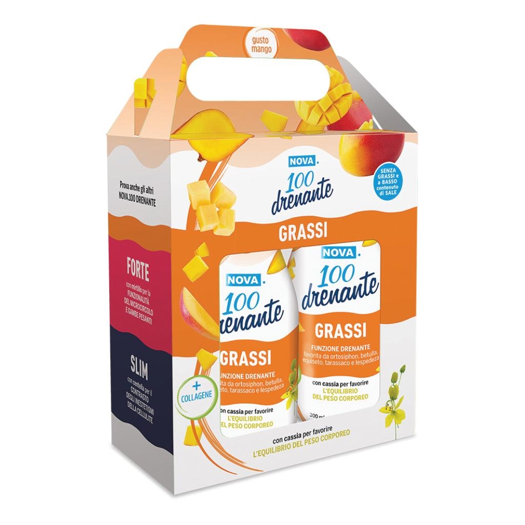 NOVA 100 DRENANTE GRASSI MANGO BIPACK 2 X 300 ML