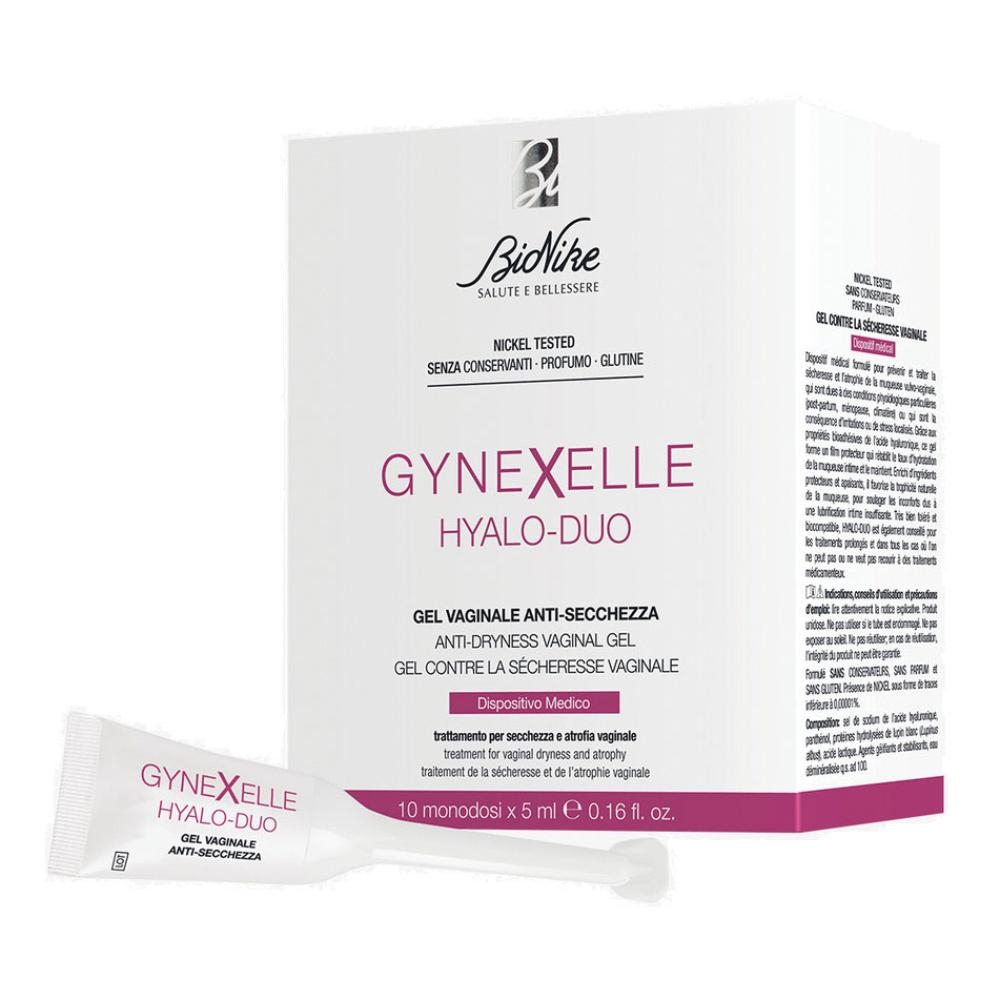 GYNEXELLE HYALO-DUO GEL VAGINALE ANTI-SECCHEZZA 10 PEZZI DA 15 ML