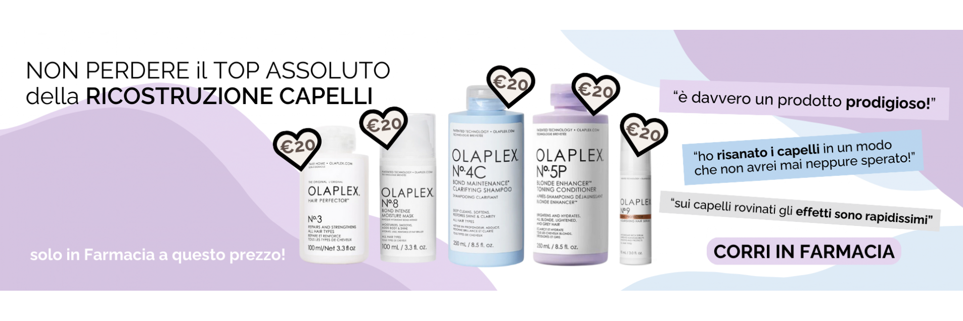 Olaplex prodotti per capelli in promozione