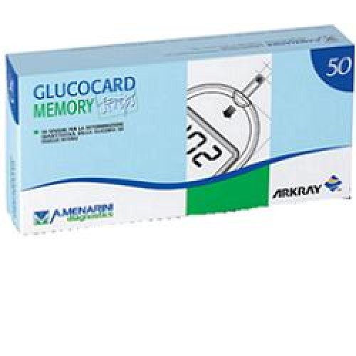 GLUCOCARD MEMORY STRIPS 50STR