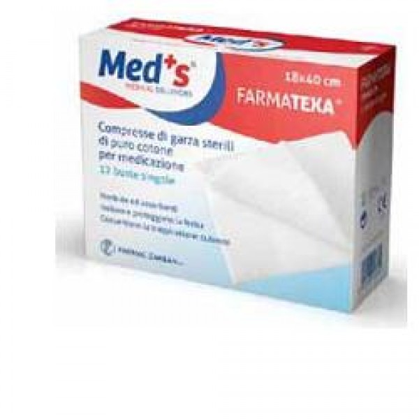 MEDS GARZA 12/8 36X40CM 12PZ ZAB