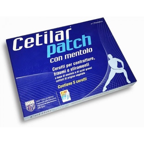 CETILAR PATCH MENTOLO 5PZ