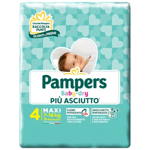 PAMPERS BD DOWNCOUNT MAXI 19PZ