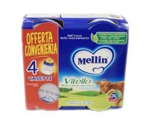 MELLIN OMOG VITELLO 4X80G