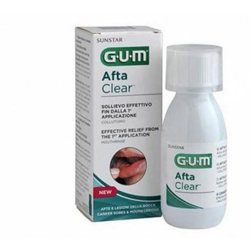 GUM AFTACLEAR RINSE 120ML