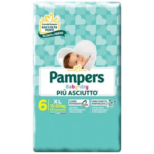PAMPERS BD DOWNCOUNT XL 14PZ