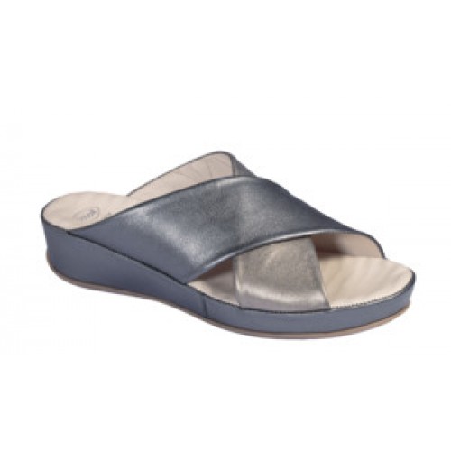 MERRIE TUMBLED LEATH BLU/PEW37