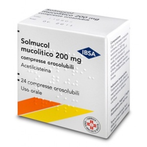 SOLMUCOL MUCOLITICO 24CPR 200