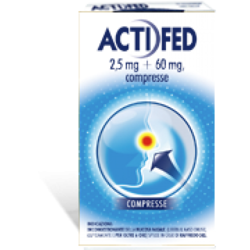 ACTIFED 12CPR 2,5MG+60MG