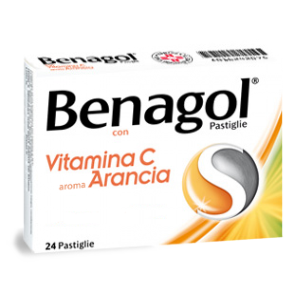 BENAGOL VIT.C 24PAST ARANCIA