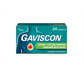 GAVISCON 24CPR MENT250+133,5MG