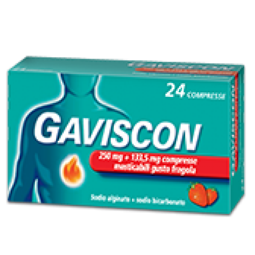 GAVISCON 24CPR FRAG250+133,5MG