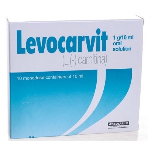 LEVOCARVIT OS 10FL 10ML 1G