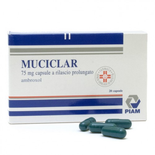 MUCICLAR 20CPS 75MG RP