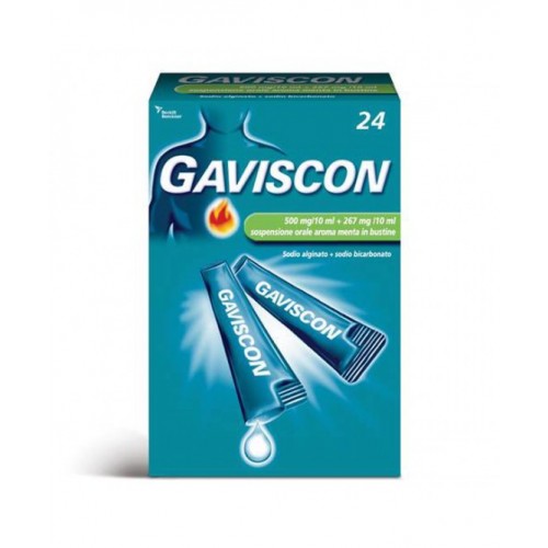 GAVISCON 24BUST 500+267MG/10ML