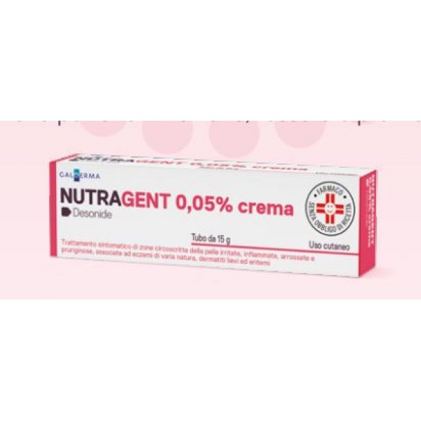NUTRAGENT CREMA 15G 0,05%