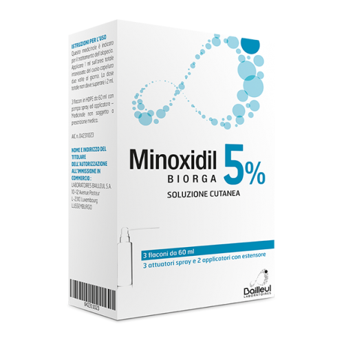 MINOXIDIL BIORGA SOL CUT 3FL5%