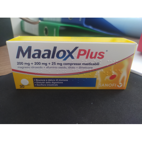 MAALOX PLUS 30CPR MAST